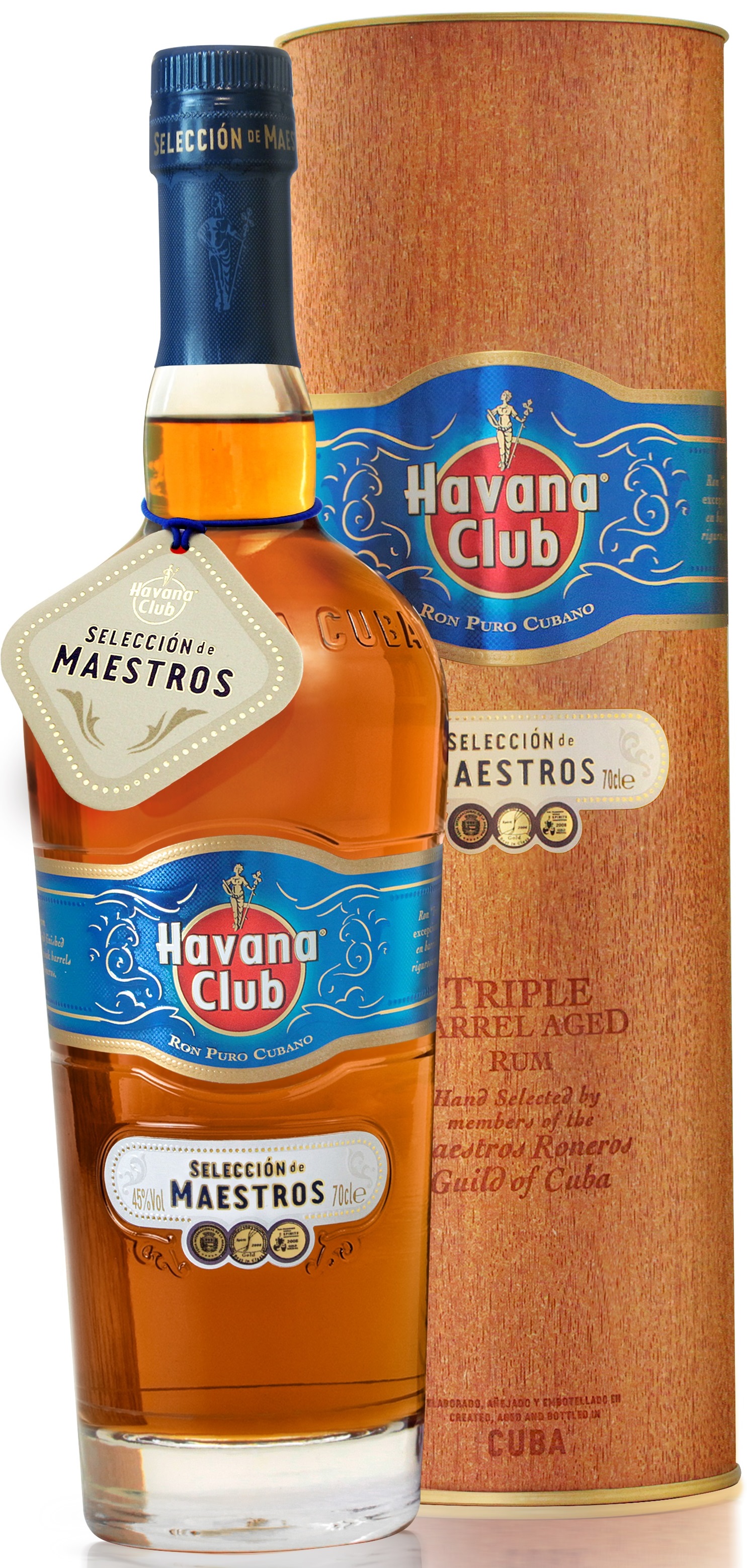 Купить Ром Havana Club Seleccion de Maestros 0.7 л в тубе по низкой цене